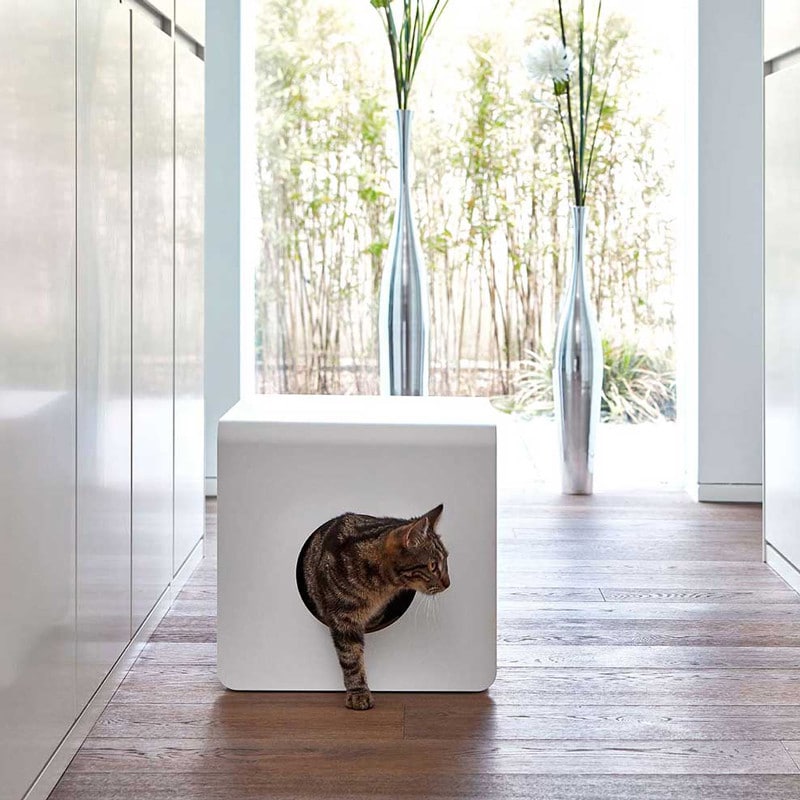 Sito Mia Cara : La maison de toilette de luxe pour chats 3 en 1