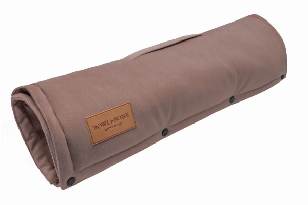 Matelas de voyage design pour chien - CLASSIC bowl and bone