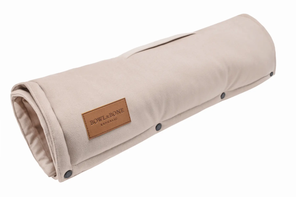 Matelas de voyage design pour chien - CLASSIC bowl and bone