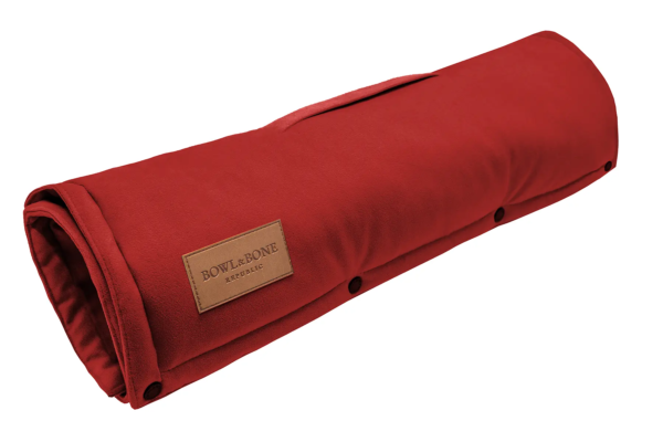 Matelas de voyage design pour chien - CLASSIC bowl and bone