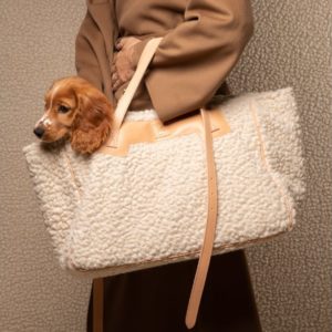 margaret sac de voyage , transport design et luxe pour chien duepuntotto