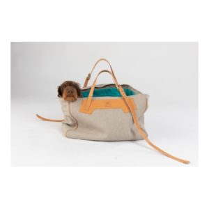 margaret sac de voyage , transport design et luxe pour chien duepuntotto