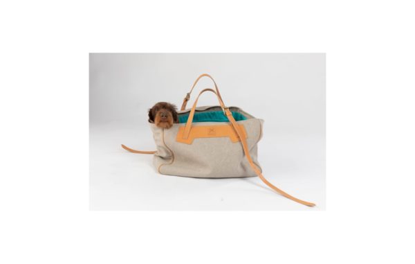 margaret sac de voyage , transport design et luxe pour chien duepuntotto