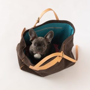 margaret sac de voyage , transport design et luxe pour chien duepuntotto