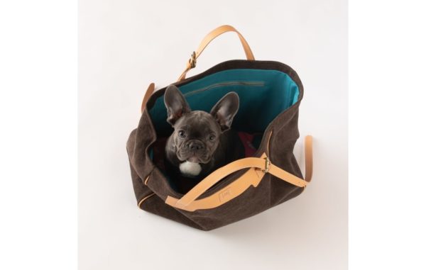 margaret sac de voyage , transport design et luxe pour chien duepuntotto